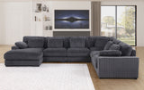 Nadine - Corduroy Modular Corner Sectional Sofa With Left Facing Chaise by Lilola Home | Bel Furniture
