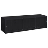 Murray - 70" 2-Door TV Stand Media Console - Black by Coaster Fine Furniture | Bel Furniture