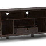 Artisan - TV Media Stand - Tobacco Brown by Simpli-Home | Bel Furniture