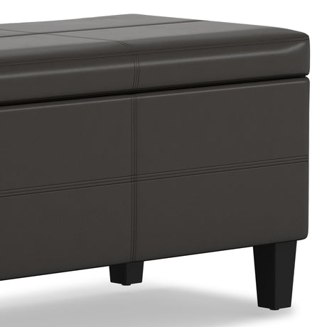 Afton - Large Storage Ottoman Bench - view 8