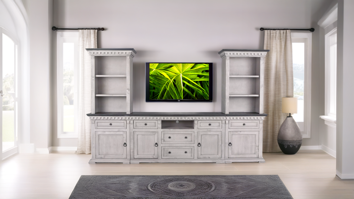 ALAMO 3 PIECE ENTERTAINMENT CENTER by Mollai Collections | Bel Furniture
