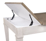 Skempton - White - RECT DRM Table w/Storage by Signature Design by Ashley® | Bel Furniture