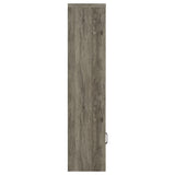 Burke - 3-Shelf Engineered Wood Media Tower - Gray Driftwood by Coaster Fine Furniture | Bel Furniture