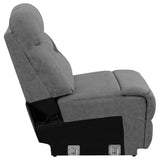 Higgins Upholstered Armless / Wedge Chair Grey