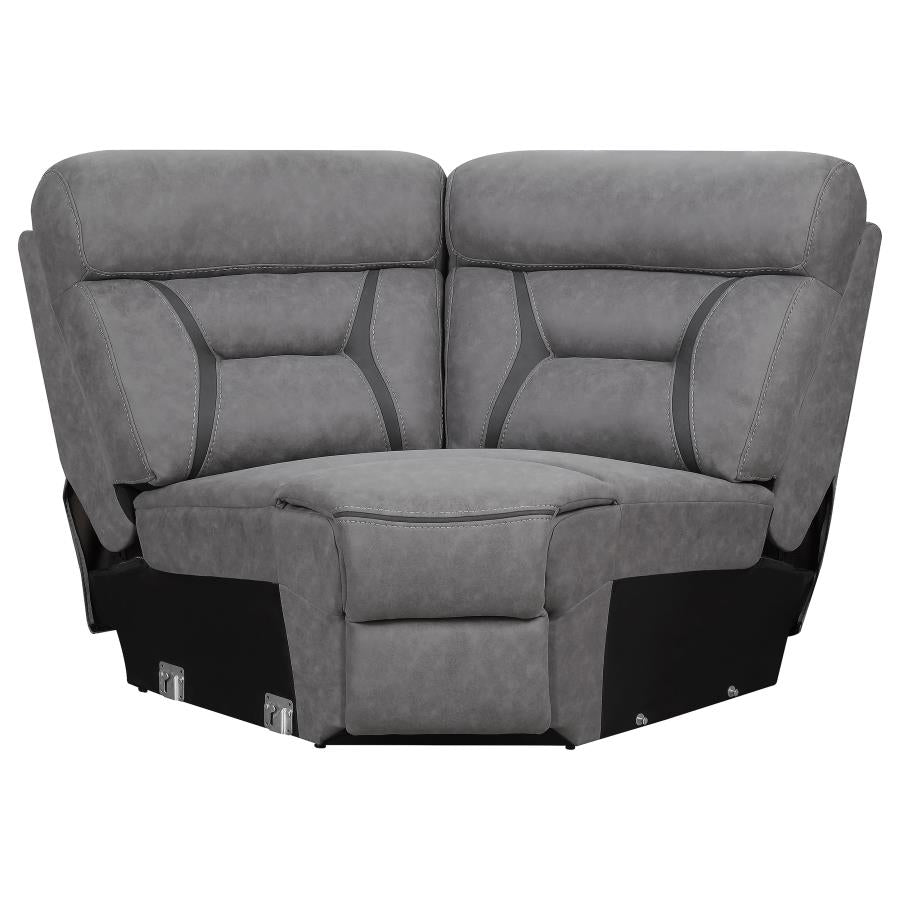 Higgins Upholstered Armless / Wedge Chair Grey