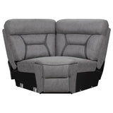 Higgins Upholstered Armless / Wedge Chair Grey