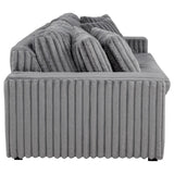 Jacana - Corduroy Upholstered Dual Power Chaise Sofa