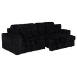 Jacana - Corduroy Upholstered Dual Power Chaise Sofa