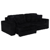 Jacana - Corduroy Upholstered Dual Power Chaise Sofa