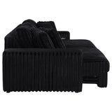 Jacana - Corduroy Upholstered Dual Power Chaise Sofa