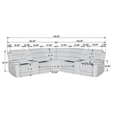 Atkinson - Upholstered Reclining Sectional Sofa