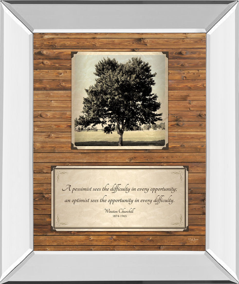 Opportunity By John Jones - Framed Print Wall Art - Dark Brown