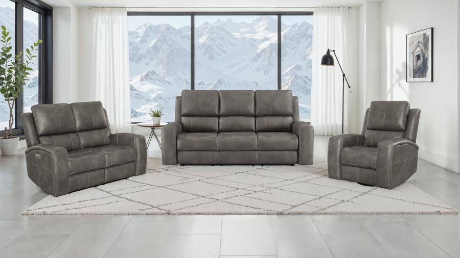 Brickston - Triple Power Reclining Loveseat