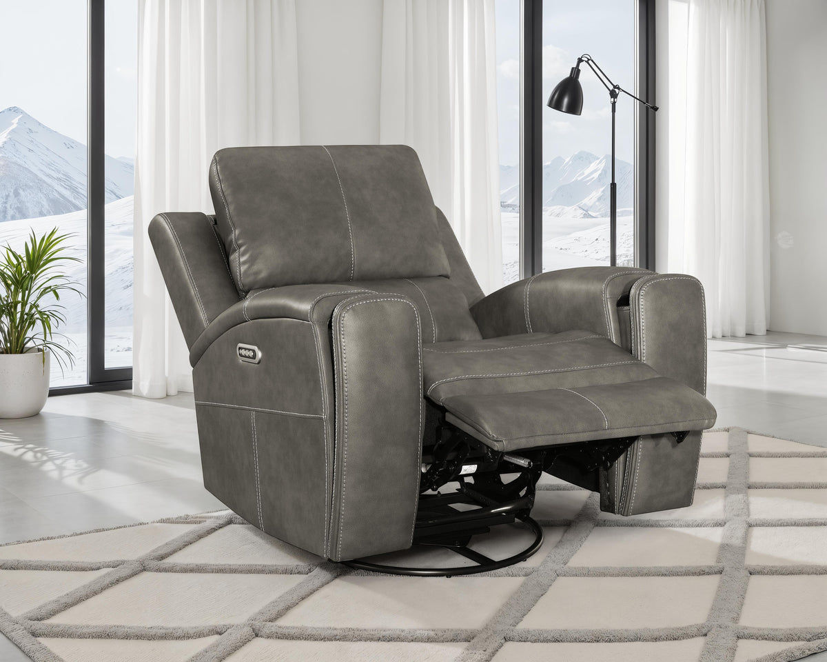 Brickston - Triple Power Swivel Glider Recliner