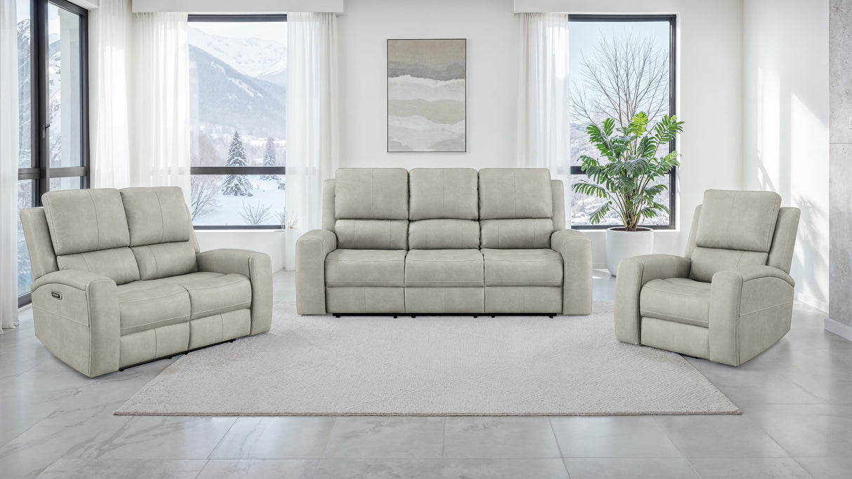 Brickston - Triple Power Reclining Sofa Set