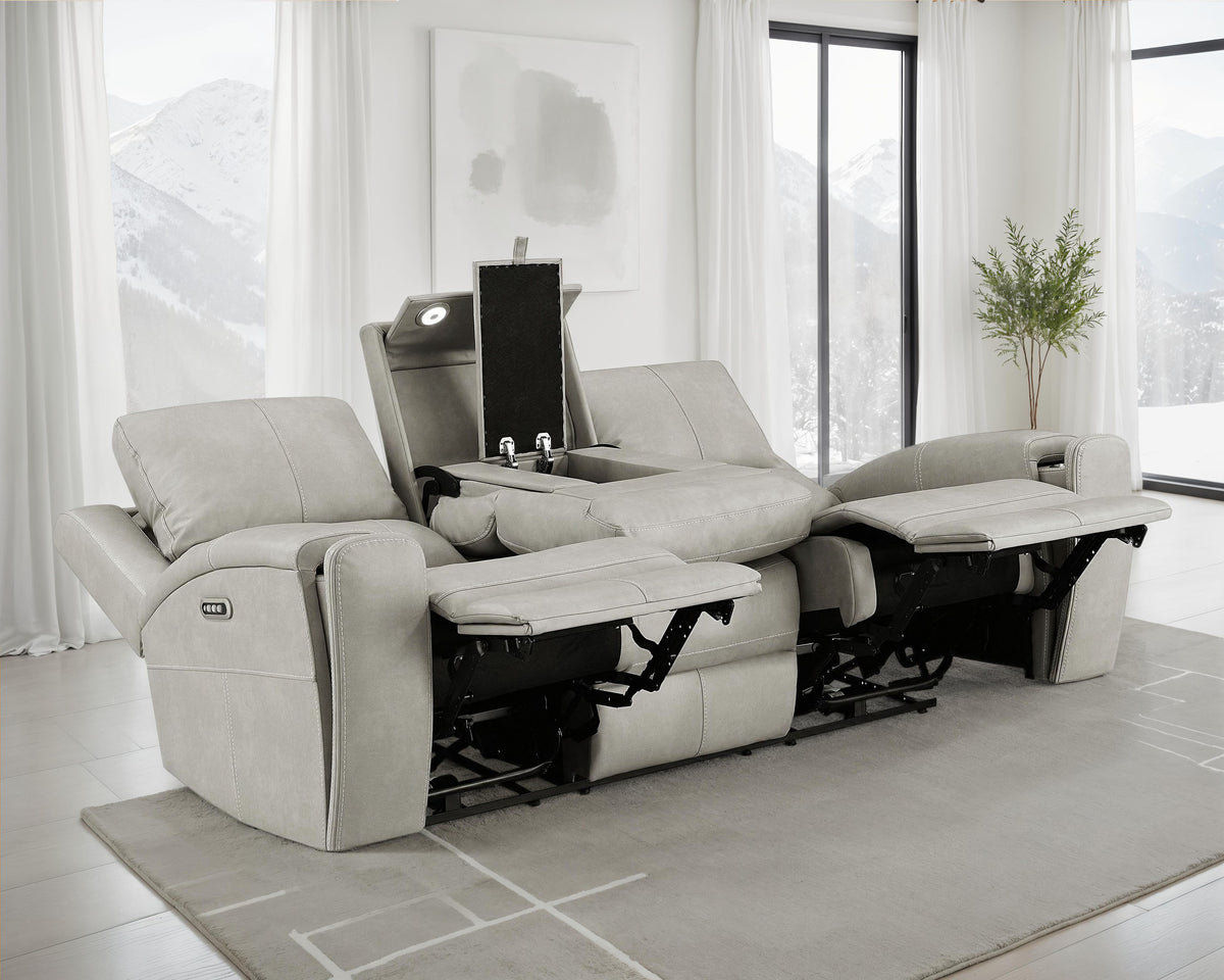 Brickston - Triple Power Reclining Sofa
