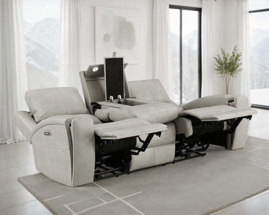 Brickston - Triple Power Reclining Sofa