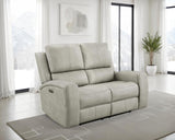 Brickston - Triple Power Reclining Loveseat