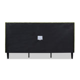 Aspen - Vertical Tufted Modern Headboard Platform Bed Set by Jennifer Taylor Home | Bel Furniture