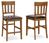 Ralene - Upholstered Barstool (Set of 2) - Medium Brown