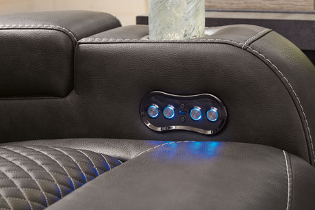 Fyne-dyme - Power Recliner/Adj Headrest by Signature Design by Ashley® | Bel Furniture