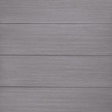 Half Moon Beach - Rectangular Dining Table With Umbrella Option - Gray