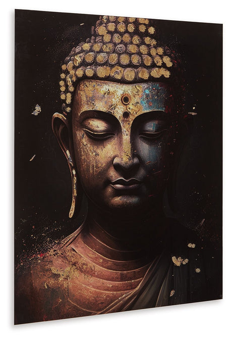 Caymoore - Black / Gold Finish - Wall Art by Signature Design by Ashley® | Bel Furniture