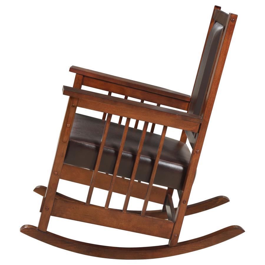 Ida - Upholstered Rocking Chair - Tobacco