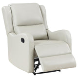 Kelsey - Upholstered English Arm Recliner Chair - Ivory