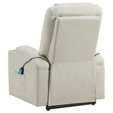 Armstrong - Upholstered Power Lift Massage Recliner