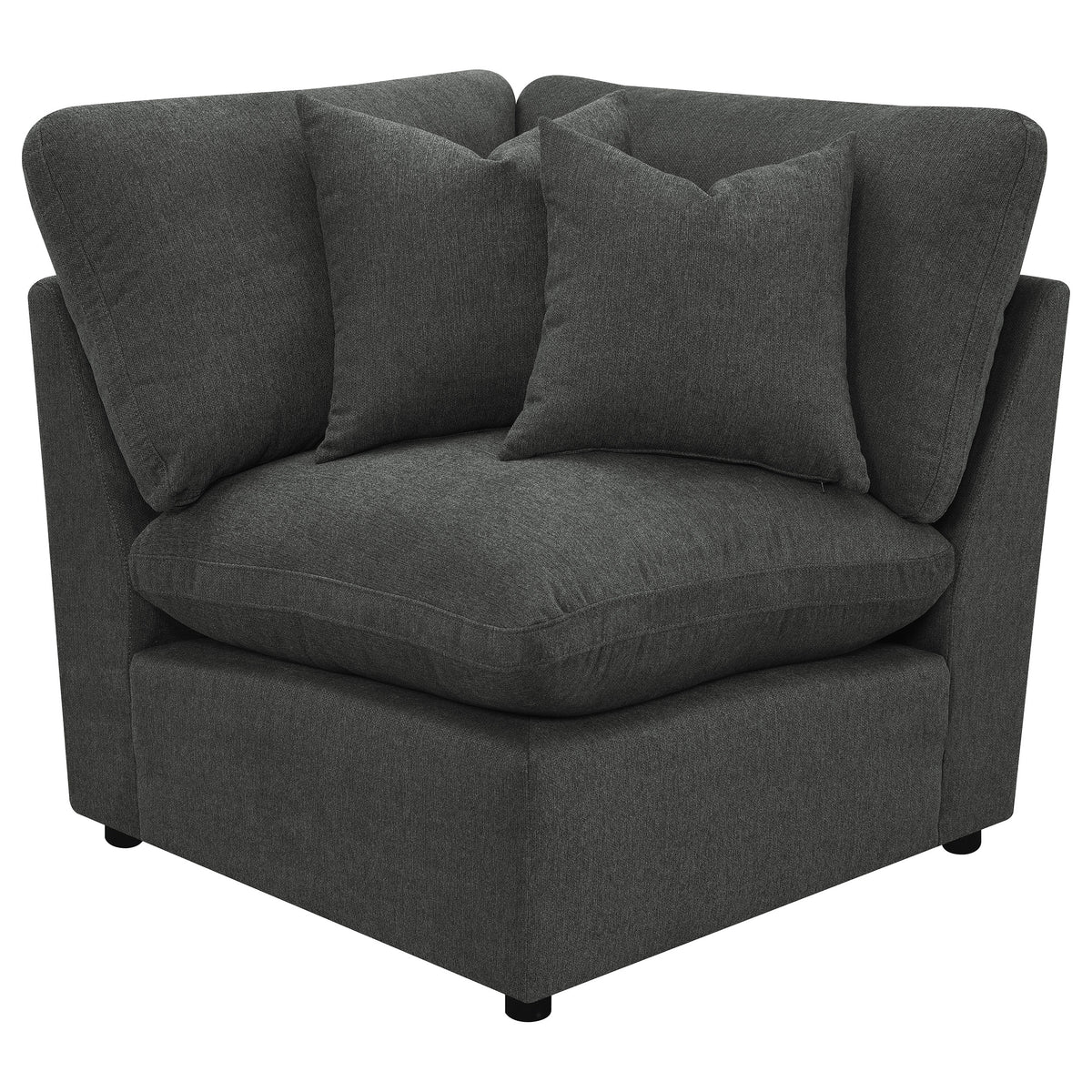 Collins Modular Sectional Chair Dark Grey
