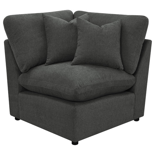 Collins Modular Sectional Chair Dark Grey