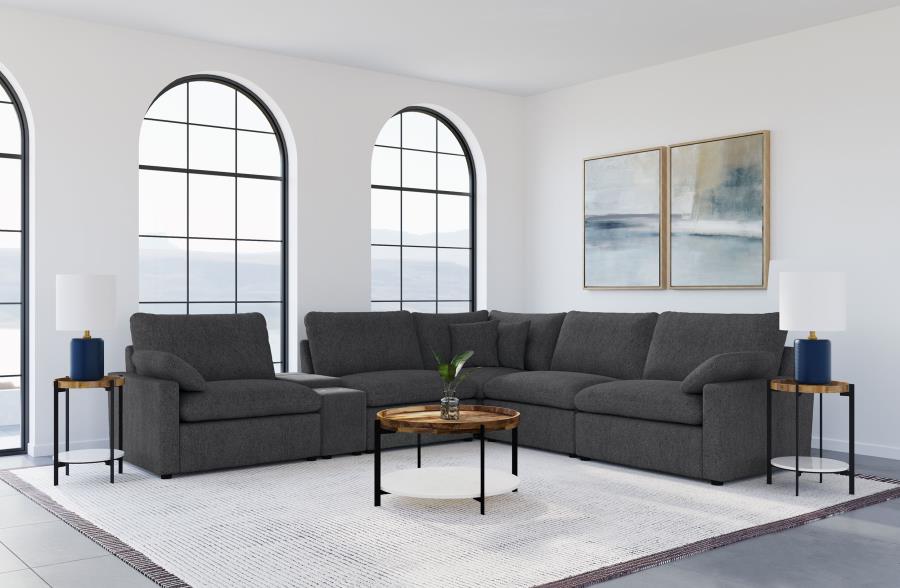 Collins - 6-Piece Modular Power Reclining Sectional