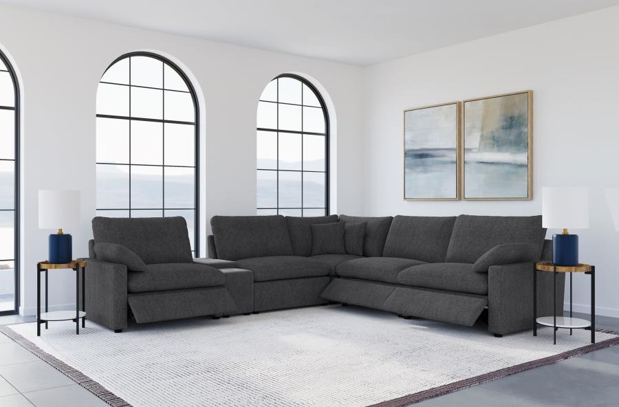 Collins - 6-Piece Modular Power Reclining Sectional