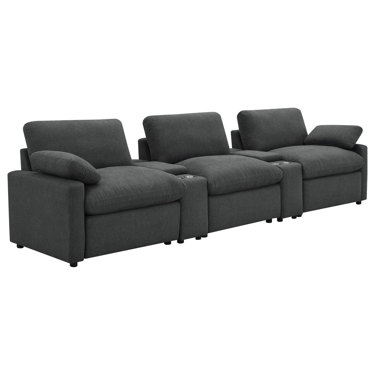 Collins - 5-Piece Power Reclining Home Theater Seating