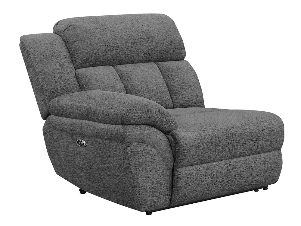 Bahrain Upholstered Sectional Piece Charcoal