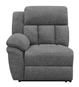 Acton Upholstered Flared Arm Loveseat Teal Blue