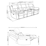 Bahrain - Upholstered Home Theater Seating