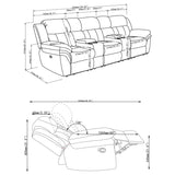 Bahrain - Upholstered Home Theater Seating