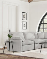 Acton Upholstered Flared Arm Sofa Teal Blue