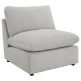 Acton Upholstered Flared Arm Sofa Teal Blue