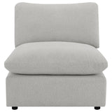 Acton Upholstered Flared Arm Sofa Teal Blue