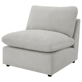 Acton Upholstered Flared Arm Sofa Teal Blue