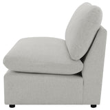 Acton Upholstered Flared Arm Sofa Teal Blue