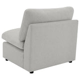 Acton Upholstered Flared Arm Sofa Teal Blue