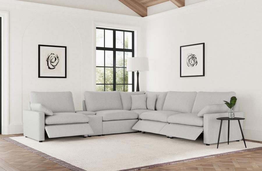 Collins - 6-Piece Modular Power Reclining Sectional