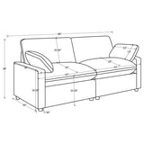 Collins - Modular Power Loveseat