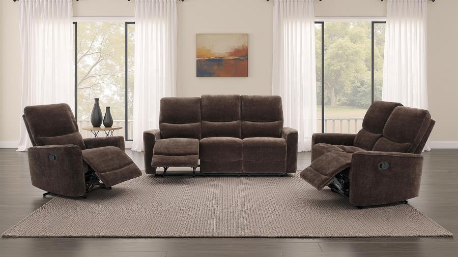 Navarro - Chenille Upholstered Reclining Loveseat