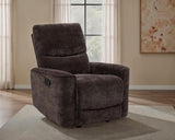 Navarro - Chenille Upholstered Glider Recliner