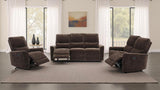 Navarro - Chenille Upholstered Glider Recliner